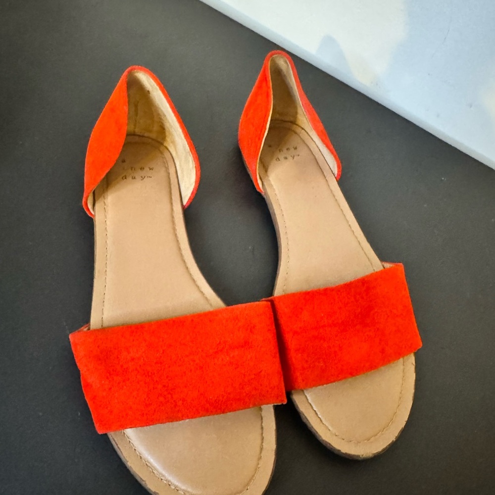 Target Women's Bright Orange Sandals